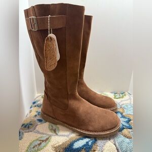 BIRKENSTOCK MELROSE TALL SUEDE SIDE ZIP BOOTS 41 NWT